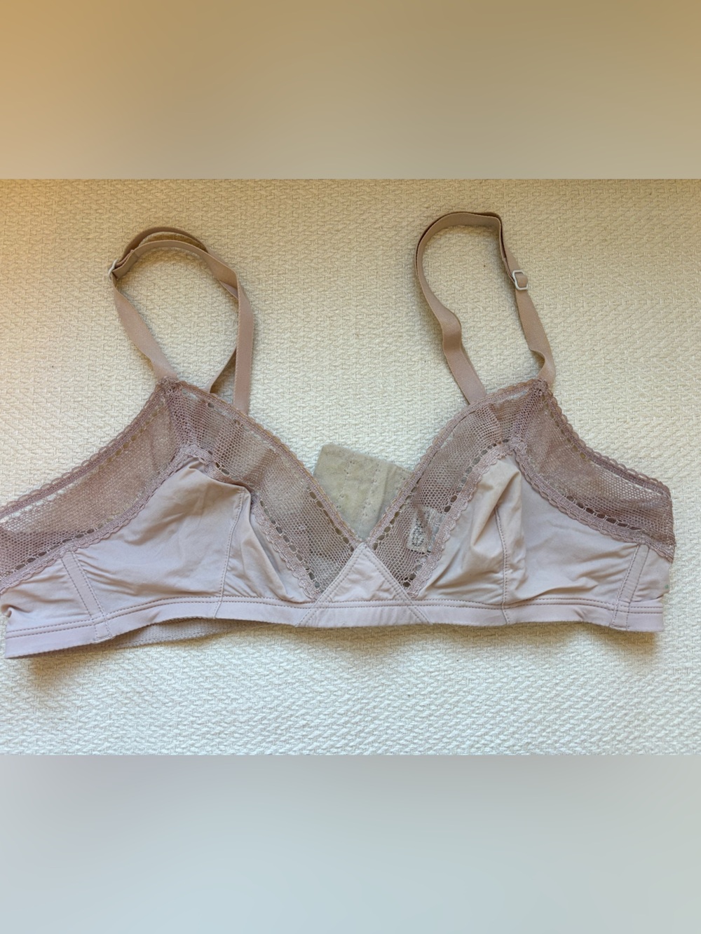 Eres Lydia Lace Soft-Cup Bralette lace beige 85B 32B
